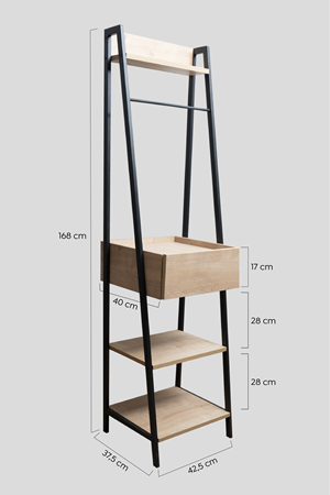 Metal Ahşap Çekmeceli Banyo Boy Dolabı, Banyo Düzenleyici , Çok Amaçlı Raf ,Havluluk Banyo Organizer